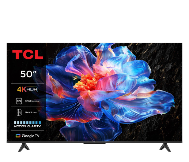 TCL 50V6C 50" LED 4K Google TV  + Tune 520BT Czarny - 1530365 - zdjęcie 3